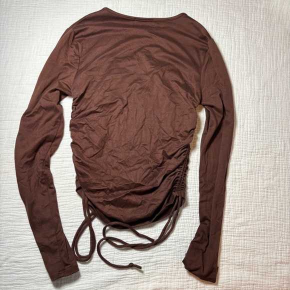 Popular 21 Elegant Brown Long Sleeve Top - Picture 2 of 3